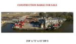FOR SALE:- Construction Barge